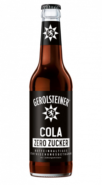 GEROLSTEINER Cola Zero Zucker 24/0,33 (MEHRWEG)