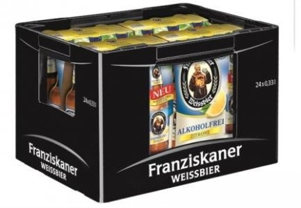 FRANZISKANER Zitrone alkoholfrei 24/0,3 (MEHRWEG)