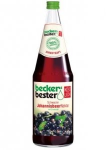 BECKER'S SCHWARZER JOHANNISBEER Nektar 25% 6x1,0 (MEHRWEG)