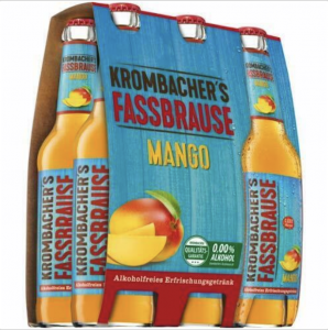 KROMBACHER Fassbrause Mango 24x0,33l (MEHRWEG)